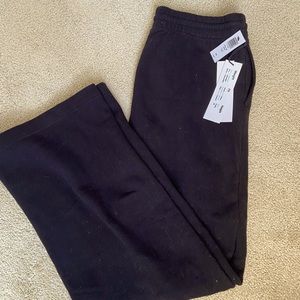 Aritizia flare leg black sweatpants